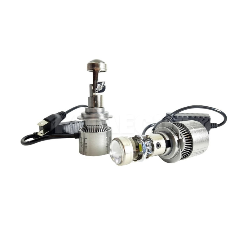 Mono-LED линзы в фары H7 12/24V 35W 6000K StarLight (00-00021757) - 3