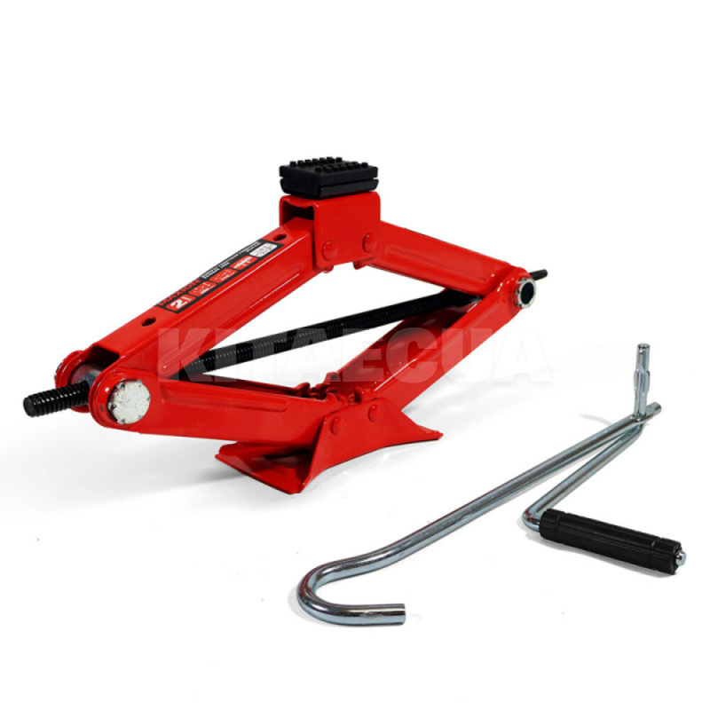 Домкрат механічний ромбоподібний до 2т (110-390мм) з металевою ручкою MAXION (MXAC-SJ2Т39)