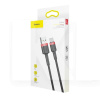 Кабель USB Type-C 3A Cafule 2м червоний/чорний BASEUS (CATKLF-C91)