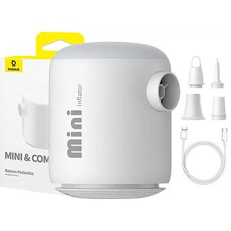 Компрессор автомобильный 230 л/мин 1100 Вт 10 Атм PocketGo Portable Air Pump BASEUS