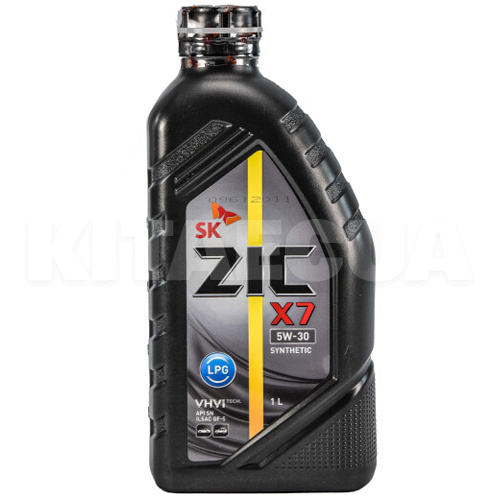 Масло моторное синтетическое 1л 5W-30 X7 LPG ZIC (132672)