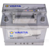 Акумулятор 63Ач Euro (T1) 242x175x190 із зворотною полярністю 610A Silver Dynamic VARTA (37110-M6610)