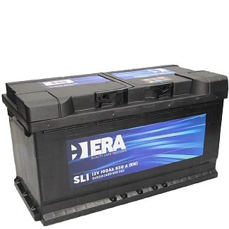 Аккумулятор автомобильный 100Ач 830А "+" справа ERA
