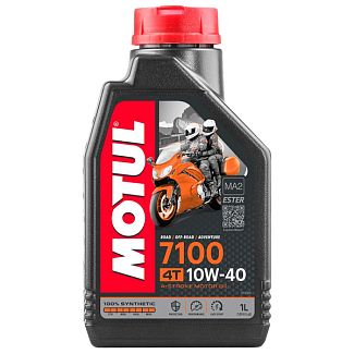 Масло моторное синтетическое 1л 10W-40 7100 4T MOTUL