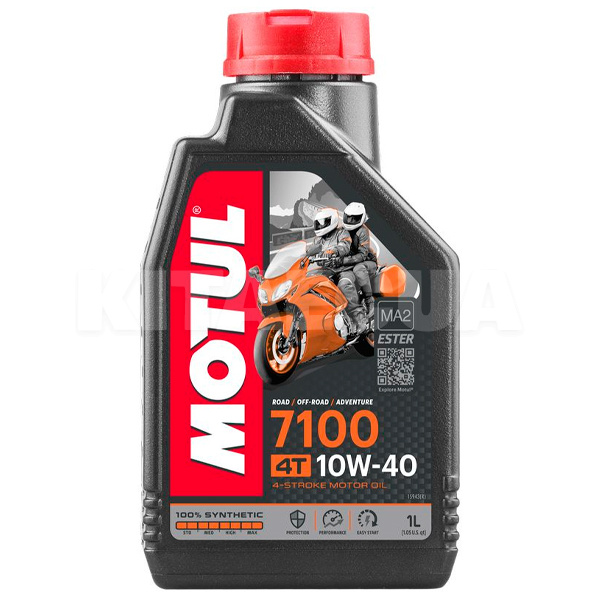 Масло моторное синтетическое 1л 10W-40 7100 4T MOTUL (836311)