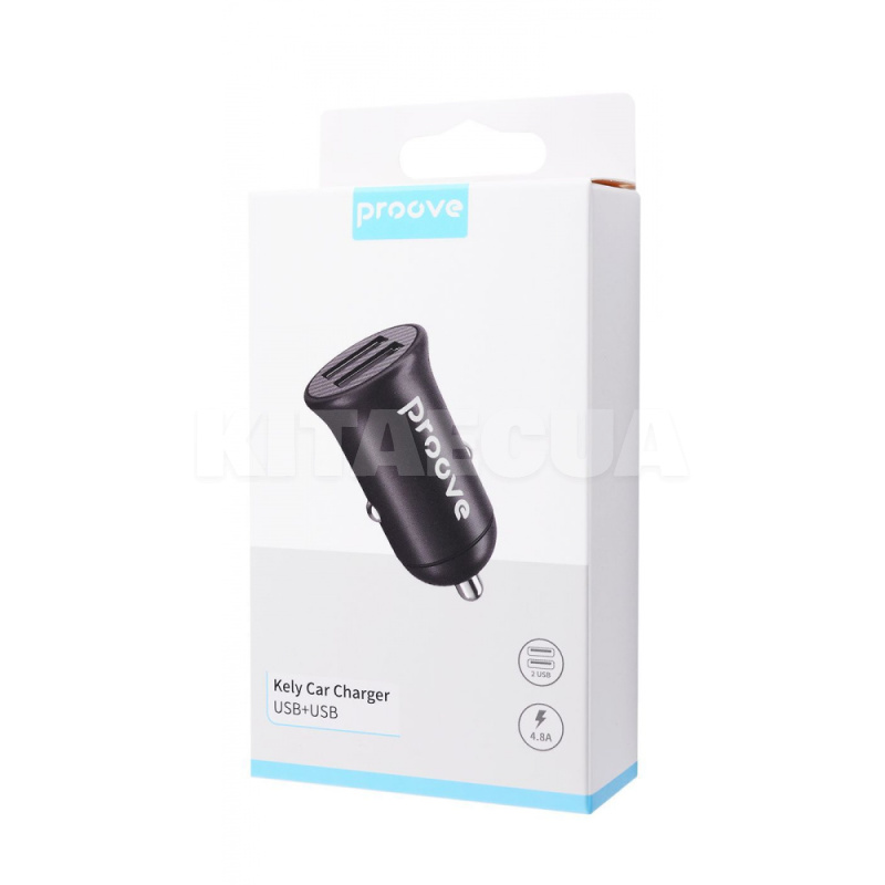 автомобільний зарядний пристрій Kely Car Charger 12-24V PROOVE (349100001) - 6