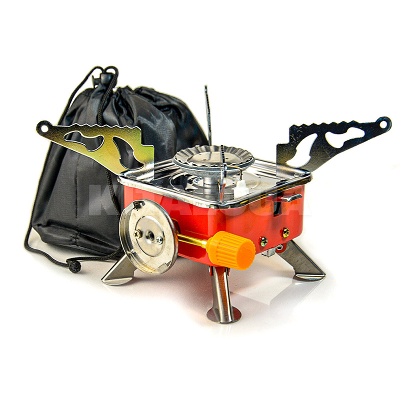 Пальник газовий портативний з п'єзопідпалом для кемпінгу 2800W Kovar (K-202)