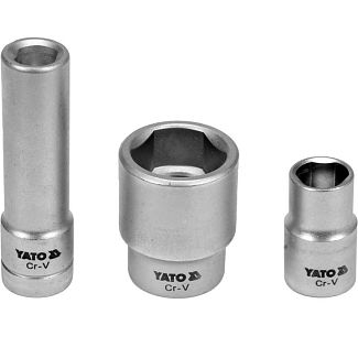 Набор головок торцевых для інжекторних помп 1/2" 3 предметов YATO