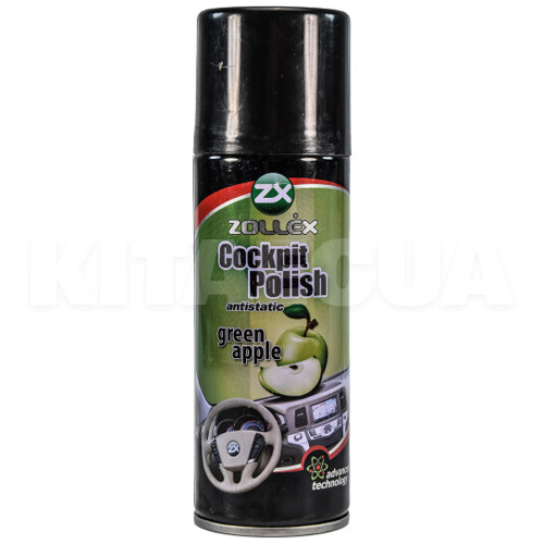 Полироль для пластика "яблоко" 200мл Cockpit Cleaner Antistatic ZOLLEX (GA200)