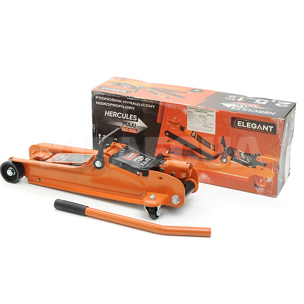 Домкрат гидравлический подкатной до 2.5т (85мм-370мм) EL 350 006 ELEGANT (107561)