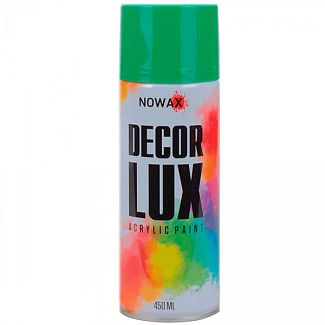 Краска мятно-зеленая 450мл акриловая Decor Lux NOWAX
