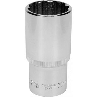 Головка торцевая 12-гранная удлиненная 30 мм 1/2" 77 мм YATO