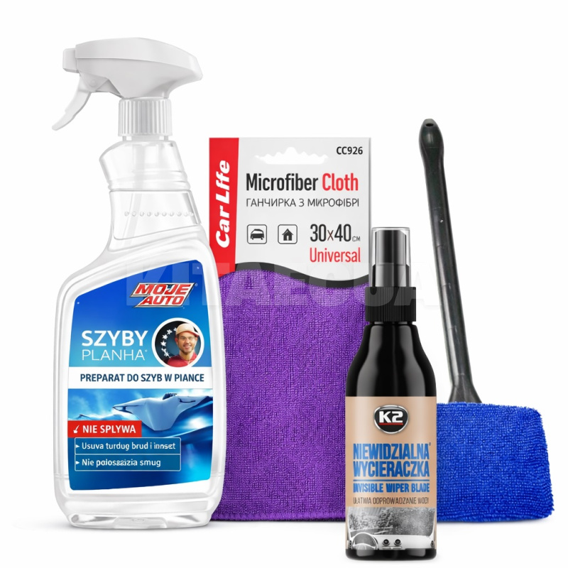 Набор для ухода за автомобилем «Чистое стекло» K2 (K510MAWbCC-K2)