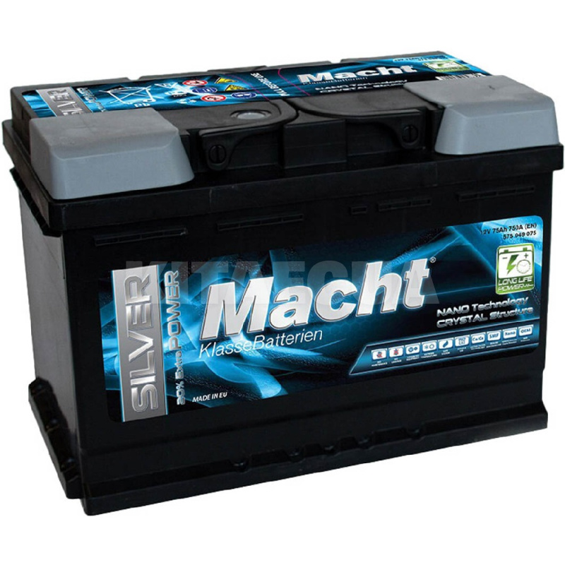 Автомобільний акумулятор Silver 65Ач 640А "+" справа MACHT (25874)