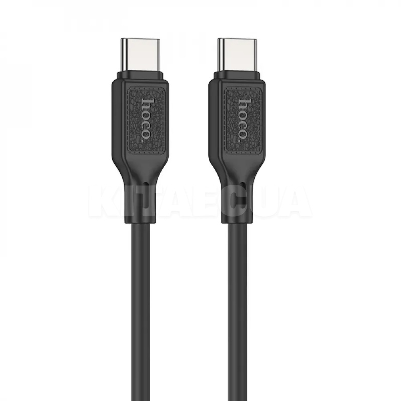 Кабель Type-C - Type-C 3A 60W X90 1м черный HOCO (6931474788467)