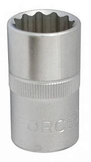Головка торцевая 12-гранная 16 мм 1/2" 38 мм FORCE
