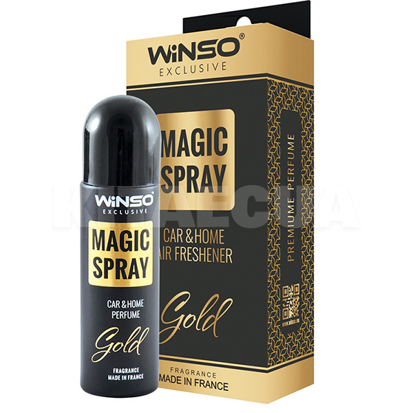 Ароматизатор "золото" 30мл Exclusive Magic Spray Gold Winso (531810)