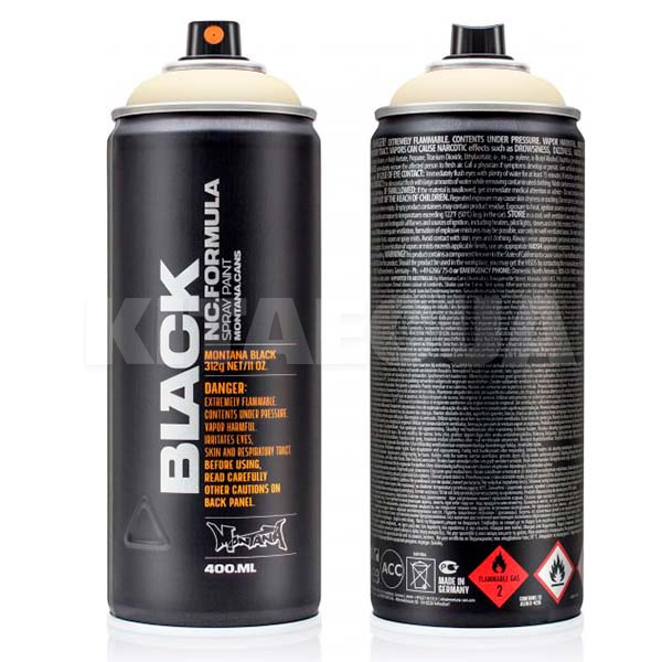 Краска 400мл матовая "слоновая кость" MONTANA (264139-MONTANA) - 2