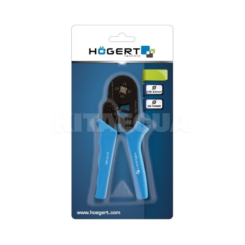 Клещи обжимные для тонкостенных кабельных муфт HOGERT (HT1P190) - 2