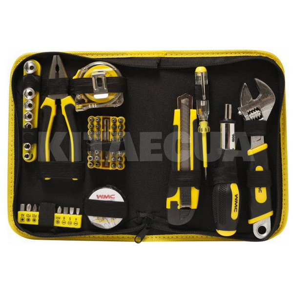 Набір інструментів 1/4" 62 предмети WMC TOOLS (WT-2061) - 2