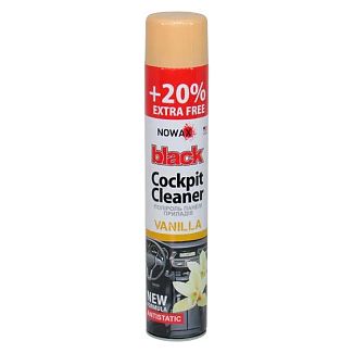 Полироль для пластика "ваниль" 750мл Vanila Black Cockpit Cleaner NOWAX