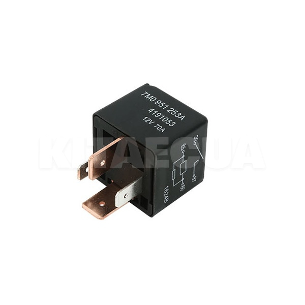 Реле 4-контактное 12B 70А Audi / Skoda / Volkswagen BORSEHUNG (B17820)