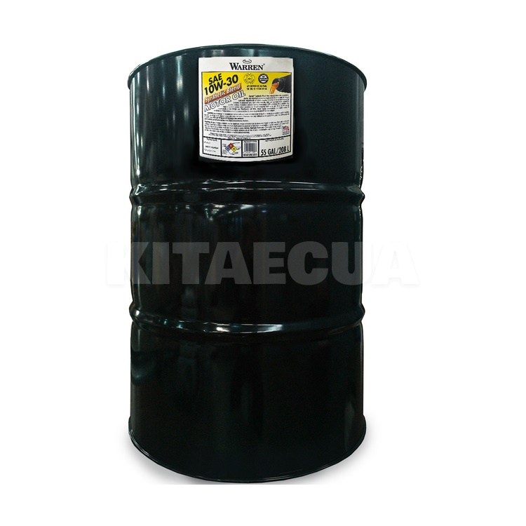 Масло моторне синтетичне 208л 10W30 Warren (WAR10W3055)