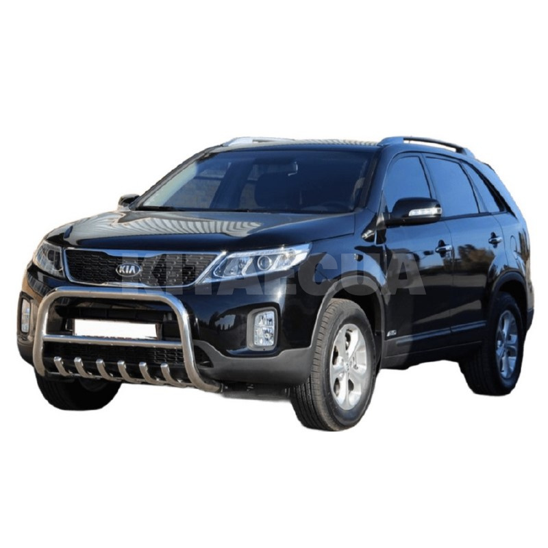 Кенгурятник WT021 Kia Sorento XM 2009-2014 нержавеющая сталь CAN (dd22506) - 2