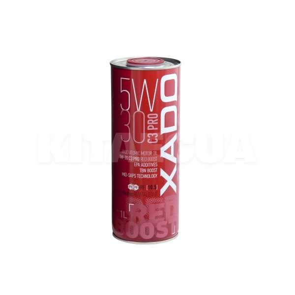 Масло моторное синтетическое 1л 5W-30 C3 Pro Red Boost XADO (XA 26168)