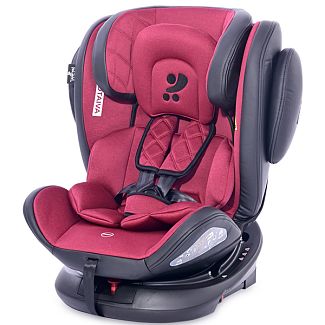 Автокресло детское Aviator Isofix Black&Red 0-36 кг Lorelli