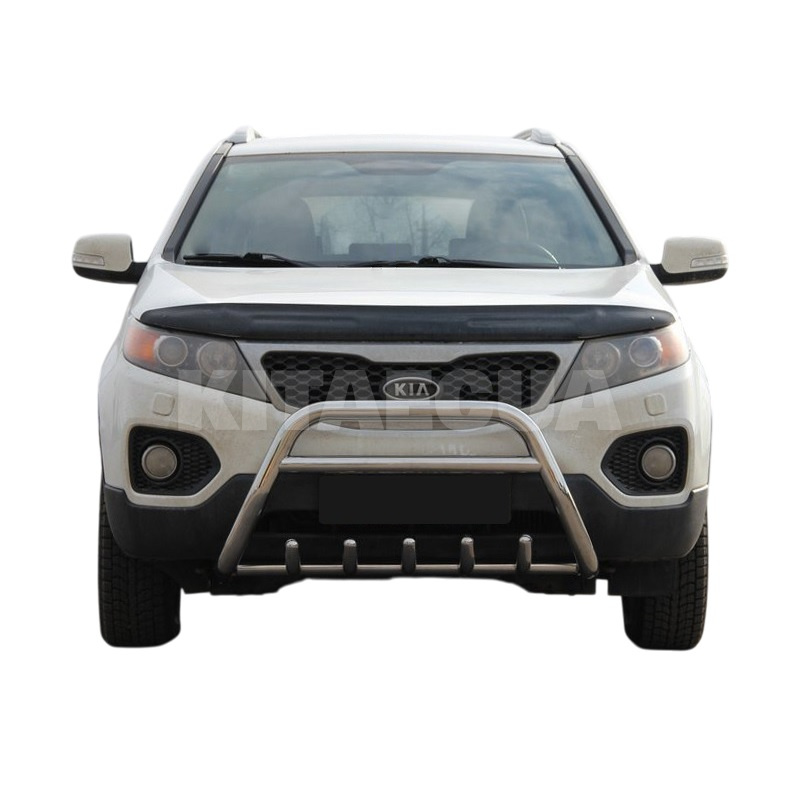 Кенгурятник WT003 Kia Sorento XM 2009-2014 нержавеющая сталь CAN (dug748631) - 4