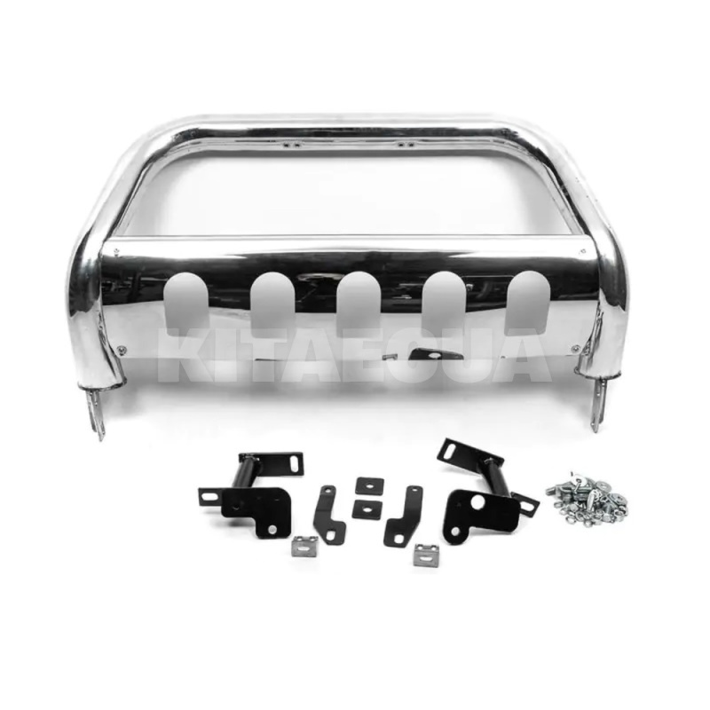 Кенгурятник A125209 Mitsubishi Outlander 2006-2012 нержавіюча сталь Libao (angl-bkt-a125209)