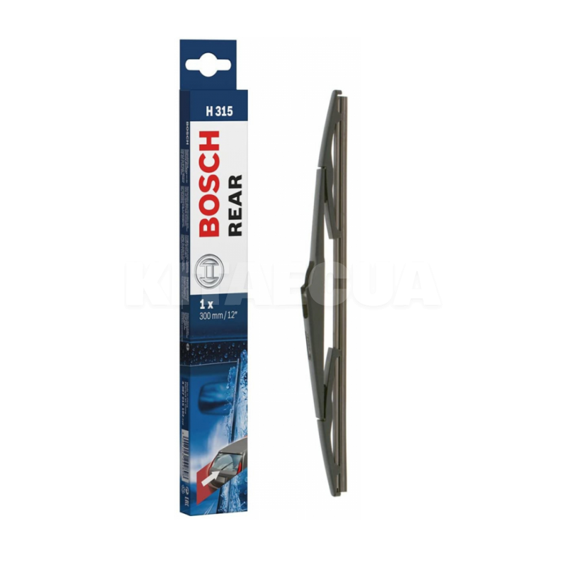 Щітка склоочисника заднього скла 300мм гібридна Bosch (3 397 015 102)