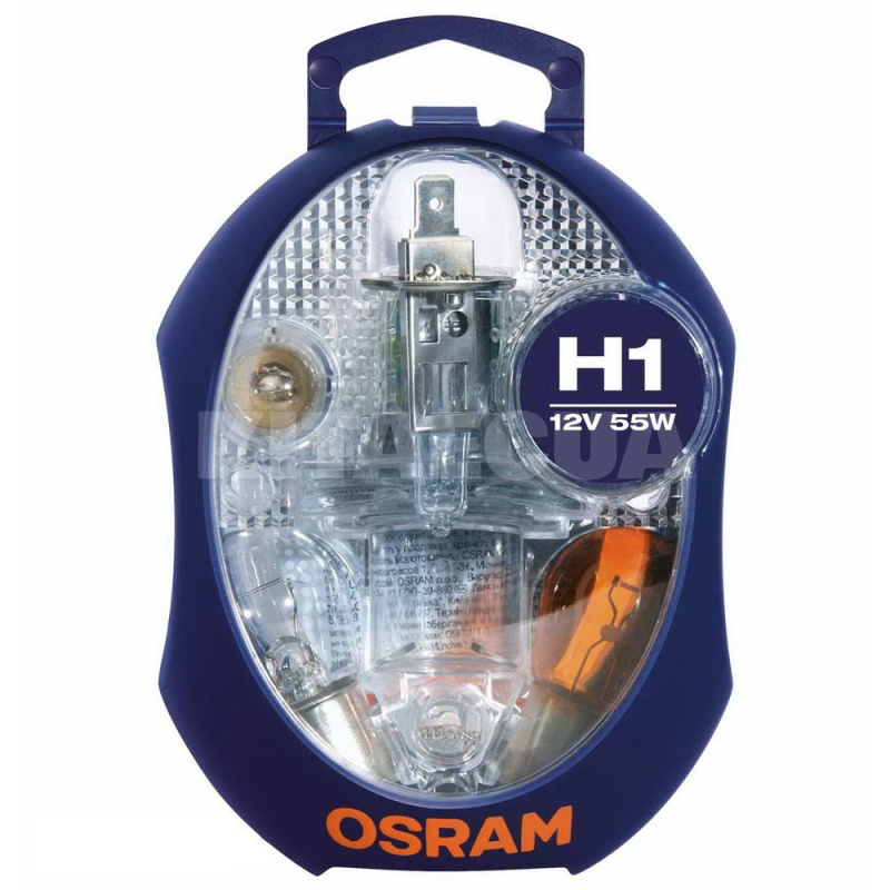 Галогенные лампы H1 55W 12V ALB комплект Osram (OS ALB H1 12V)