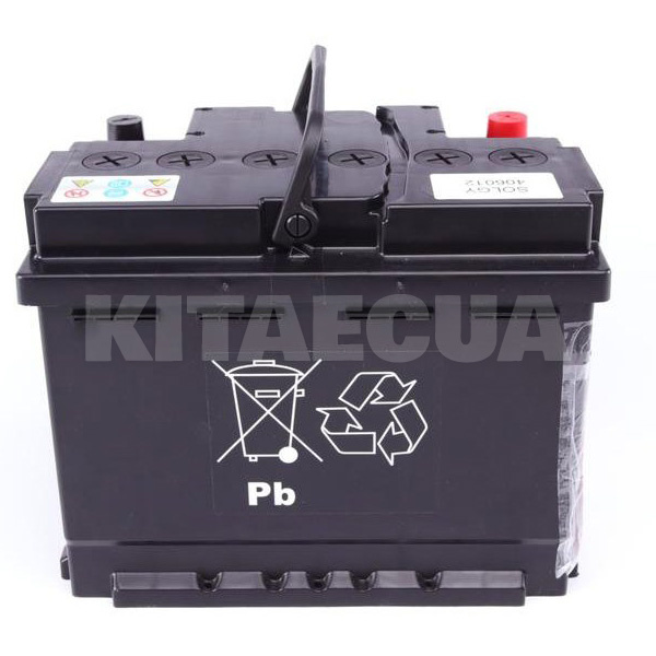 Акумулятор автомобільний 60Ач 480А "+" зліва Solgy (406012) - 2