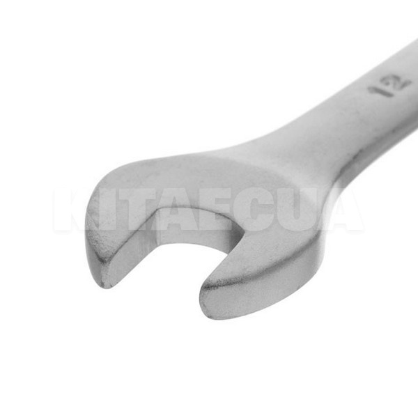 Ключ рожково-накидний 12 мм 12-гранний Cr-V з шарніром Intertool (XT-1412) - 2