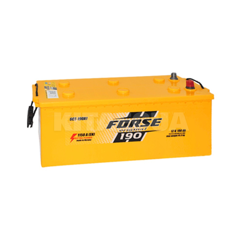 Аккумулятор автомобильный 190Ач 1150А "+" слева FORSE (10957) - 2