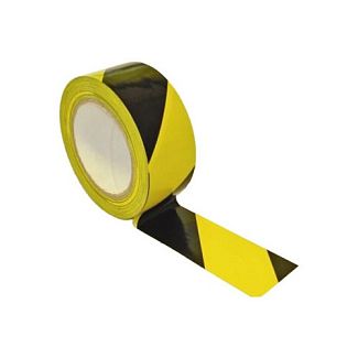 Скоч-маркировка желто-черный 33 м х 50 мм STARLINE