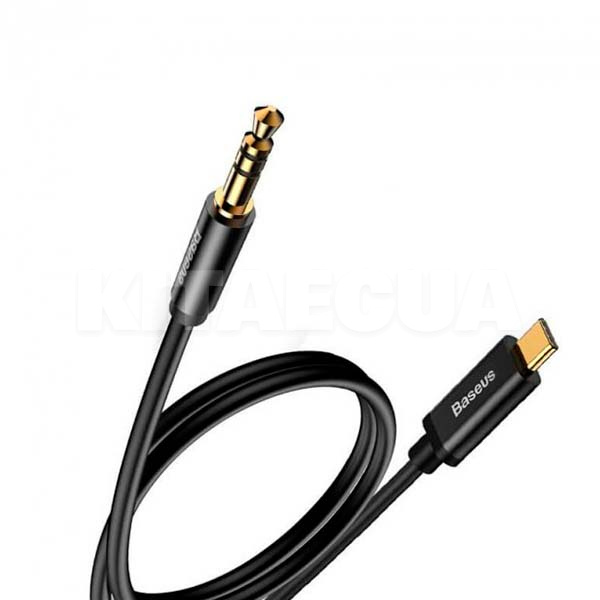 кабель USB Type-C - mini Jack 3.5 мм M01 1м чорний BASEUS (CAM01-01) - 2