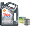 Олія синтетична 4л 5W-30 Helix Ultra + Фільтр Mann-Filter на Volkswagen Golf VII 1.4 TSI SHELL (204293-W712-95)