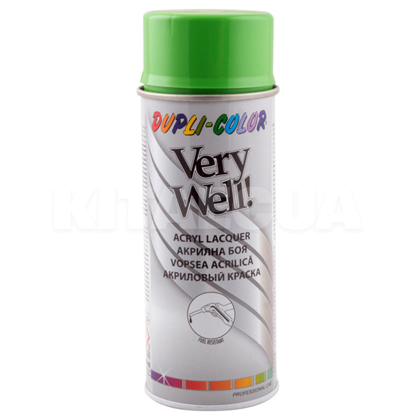 Краска-эмаль универсальная 400мл Ral 6018 желто-зеленая Very Well Dupli Color (VW60180-DUPLI-COLOR)