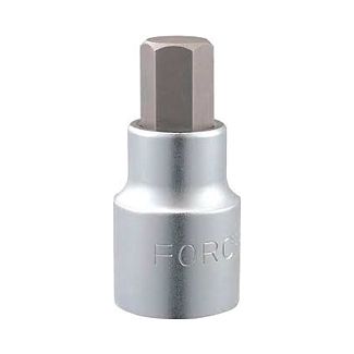 Головка торцевая с 6-гранной насадкой 14 мм 3/4" 80 мм FORCE