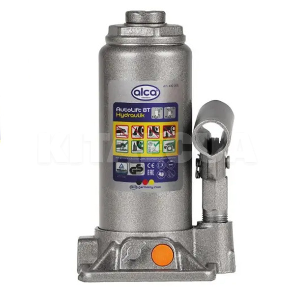 Домкрат гидравлический бутылочный до 8т (185мм-355мм) 432 200 AL ALCA (101049)