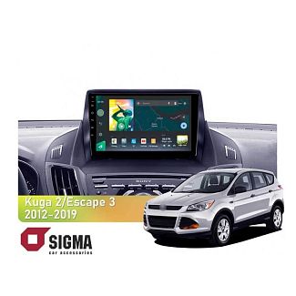 Штатная магнитола X9232 2+32 Gb 9" Ford Kuga 2 2012-2019 (A) SIGMA4car