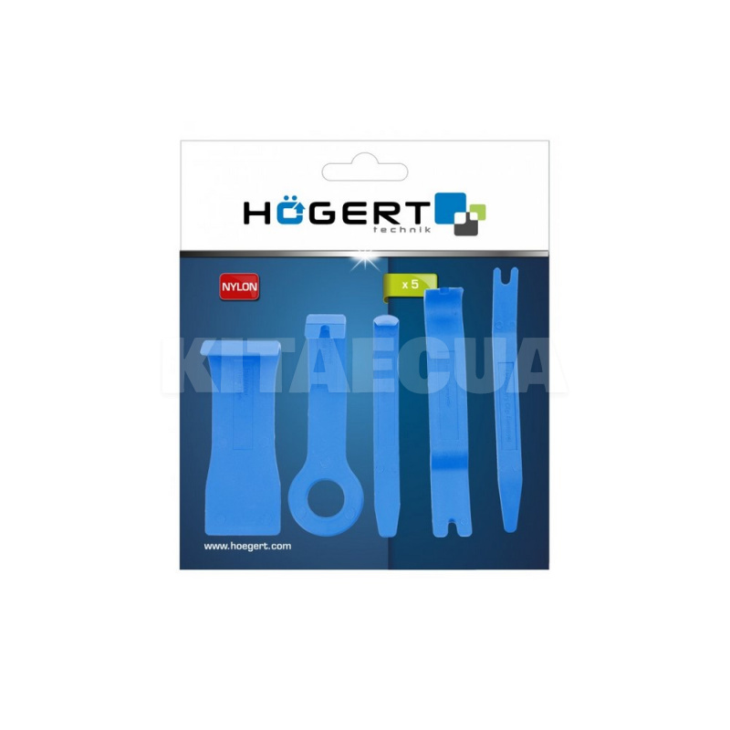 Набор съемников оббивки салона 5 шт. HOGERT (HT8G390)