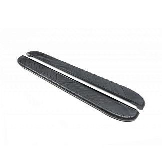Боковые пороги Bosphore Black (2шт., алюминий) Erkul