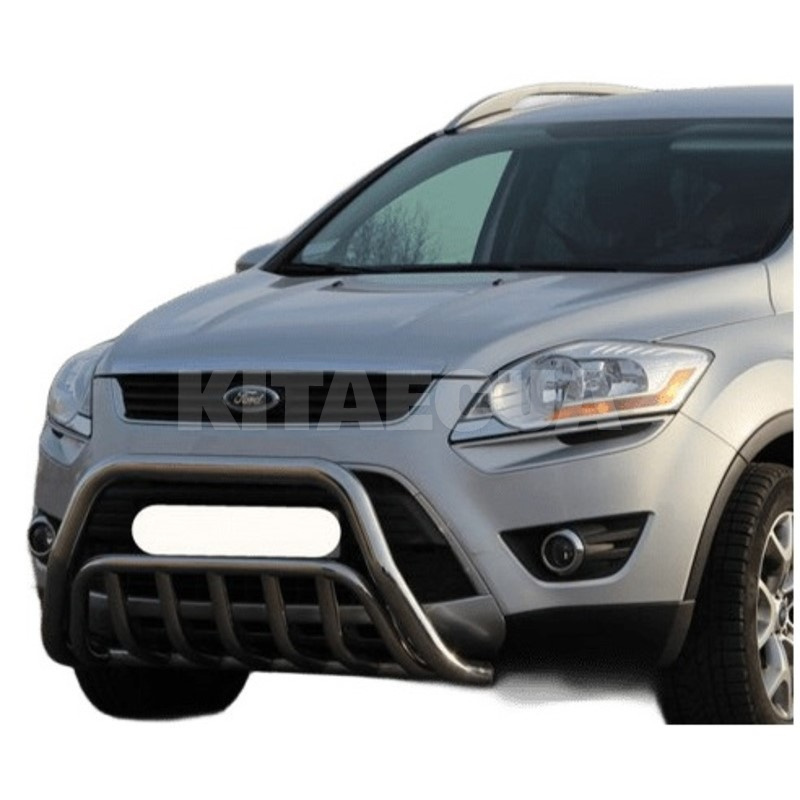 Кенгурятник WT002 Ford Kuga 2008-2013 нержавеющая сталь CAN (dd22427) - 3