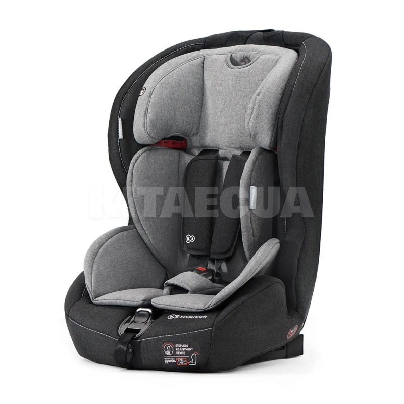 Автокресло детское Safety Fix Black-Gray 9-36 кг Kinderkraft (KKFSAFEBLGR000)