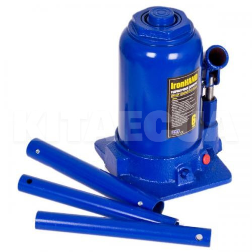 Домкрат гідравлічний пляшковий до 6т (215-495мм) VITOL (ДБ-60002Ц) - 3