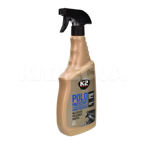 Полироль для пластика 750мл Polo Protectant (Зелений чай) матовый прозрачный K2 (K417ZH) - 4